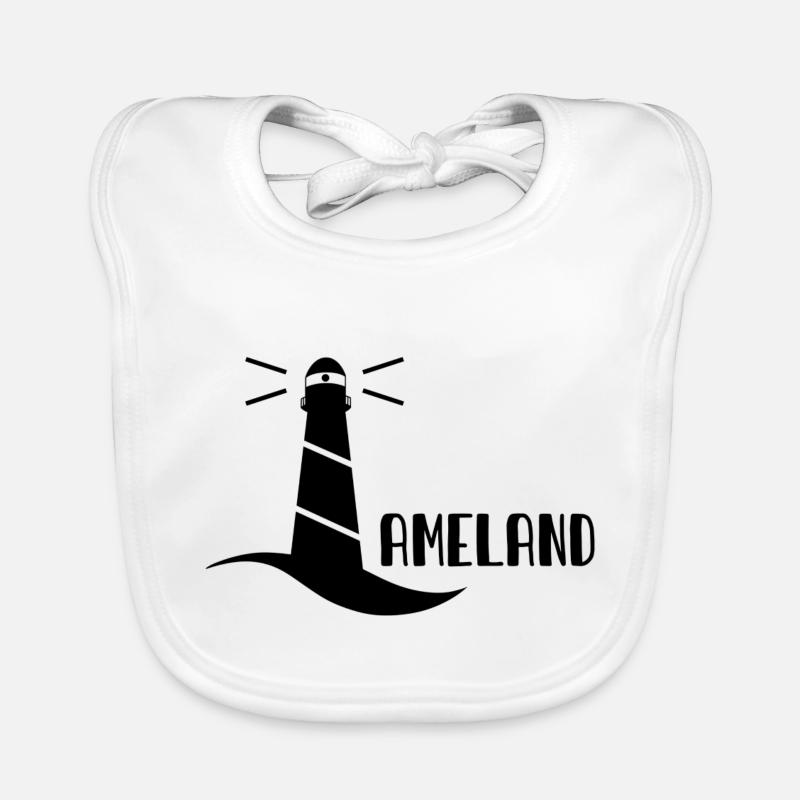 Ameland Lighthouse Organic Baby Bibs