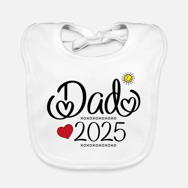 Papa 2025 Bavoir bio Bébé