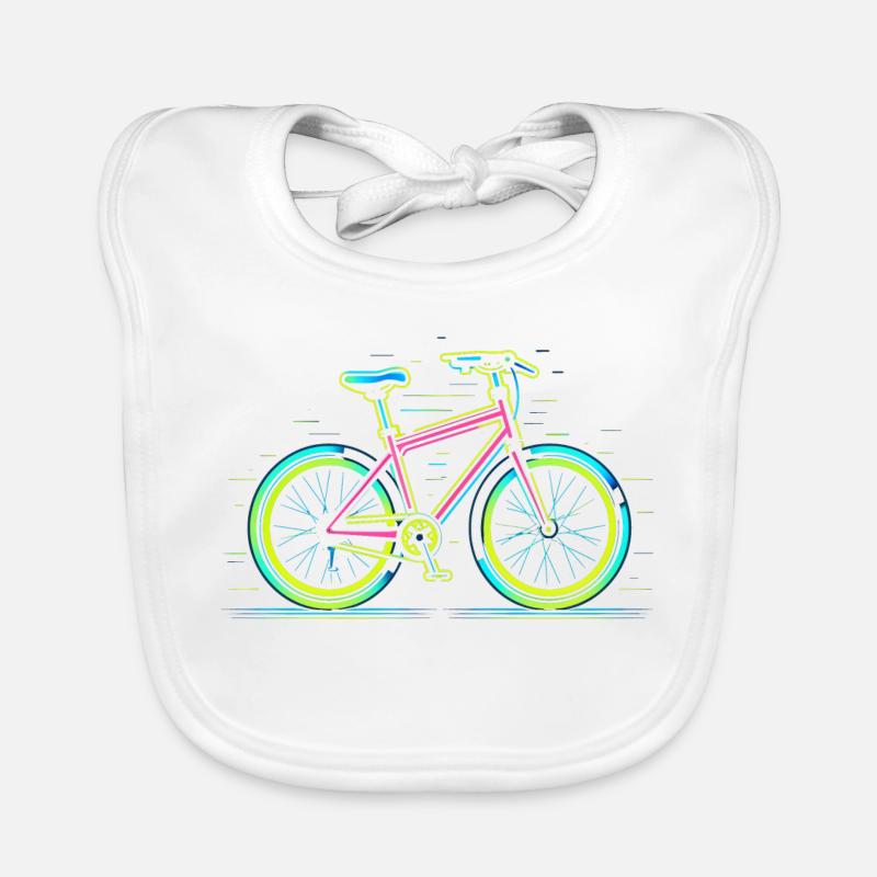 Rennrad Retrowave Baby Bio-Lätzchen