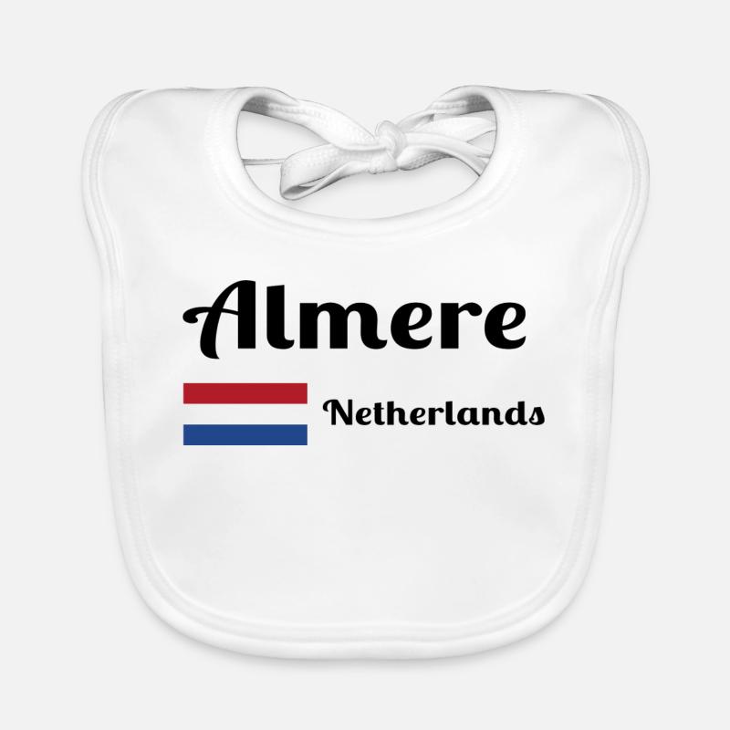 Almere Netherlands- Stylish prints Organic Baby Bibs