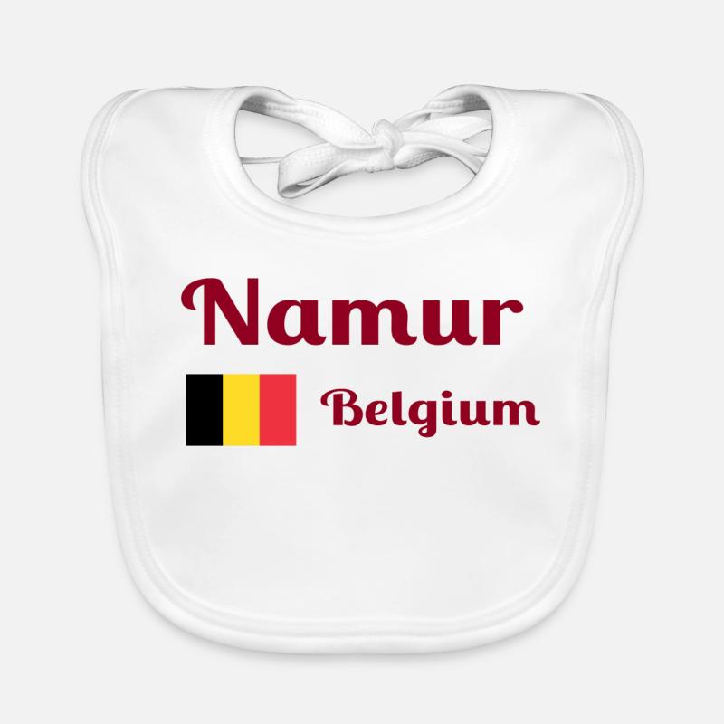 Namur Belgique - Imprimés élégants Bavoir bio Bébé