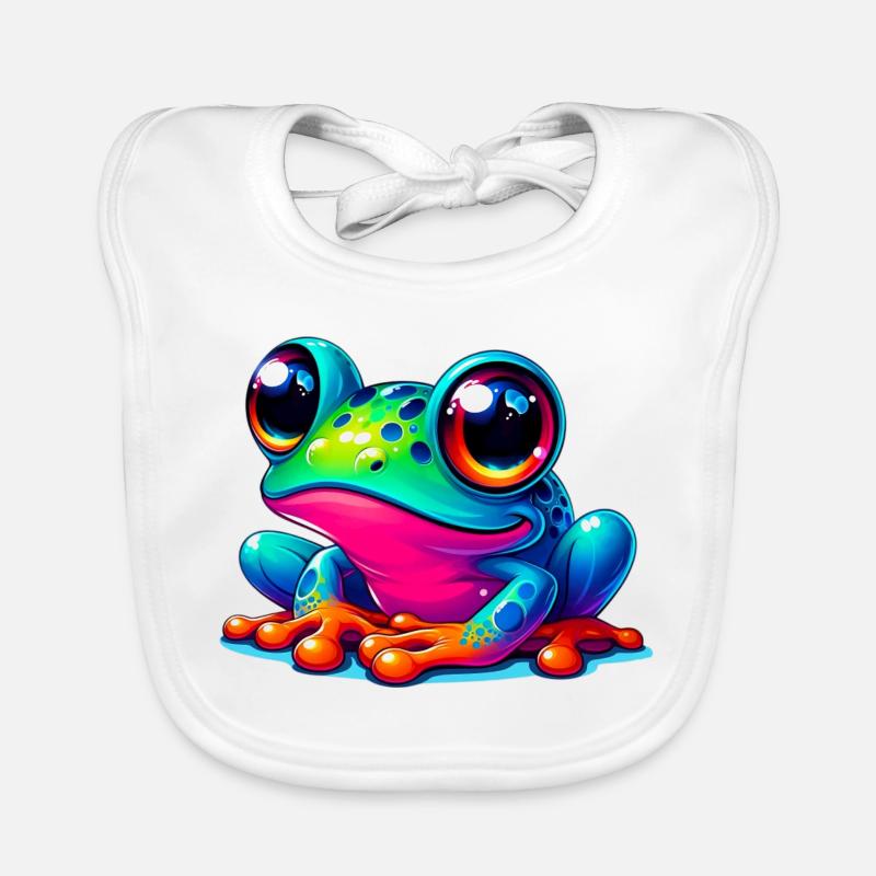 Grenouille Bavoir bio Bébé