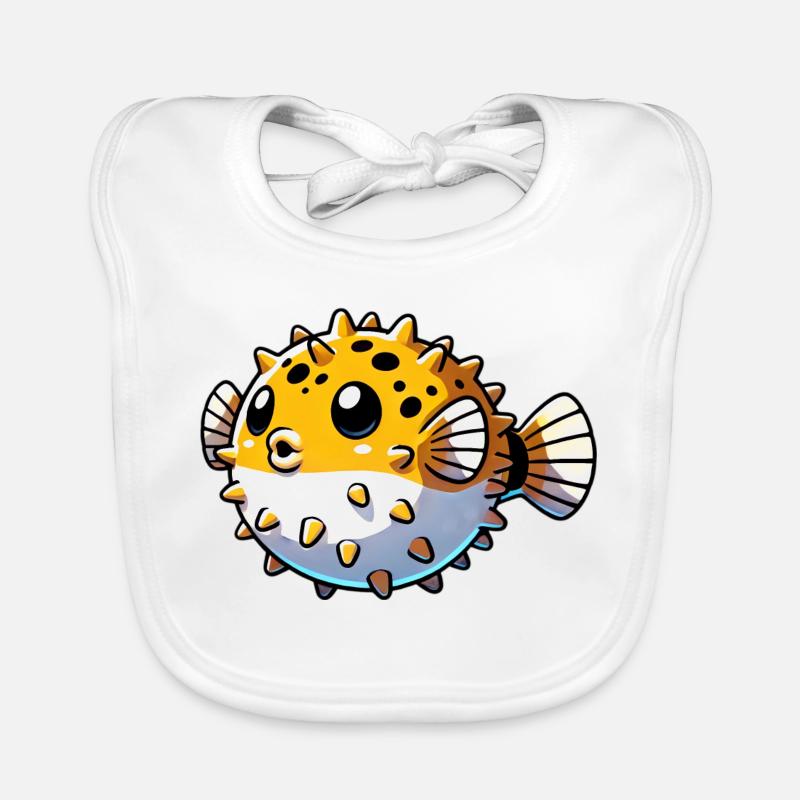 Kugelfisch Baby Bio-Lätzchen