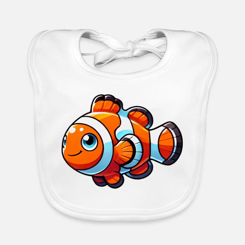 Poisson-clown Bavoir bio Bébé