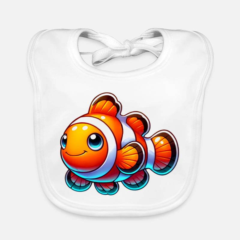 Poisson-clown Bavoir bio Bébé