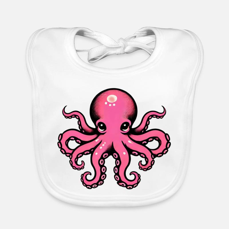 Octopus Organic Baby Bibs