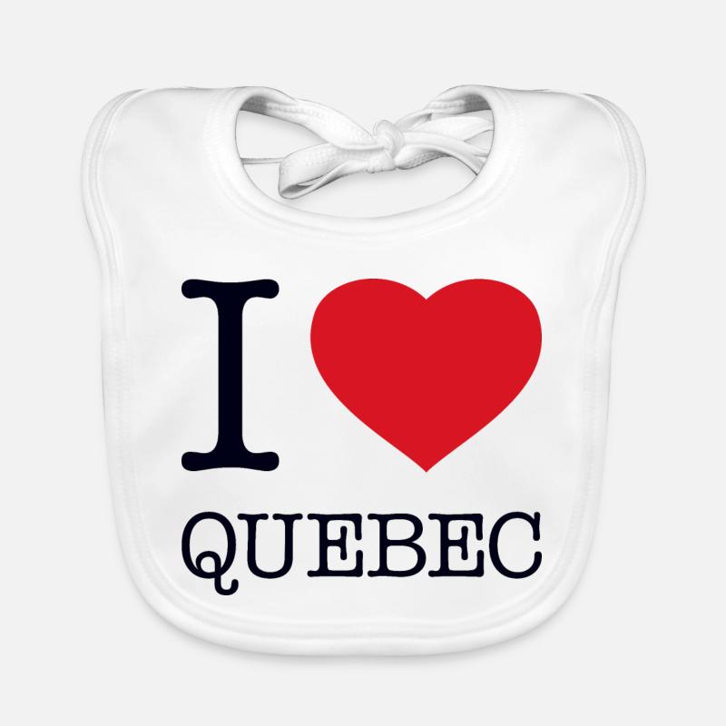 J’ADORE LE QUÉBEC Bavoir bio Bébé