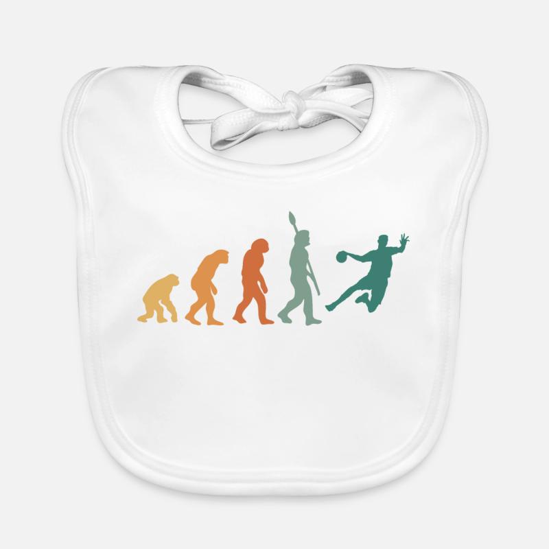 Evolution Handball Retro Baby Bio-Lätzchen
