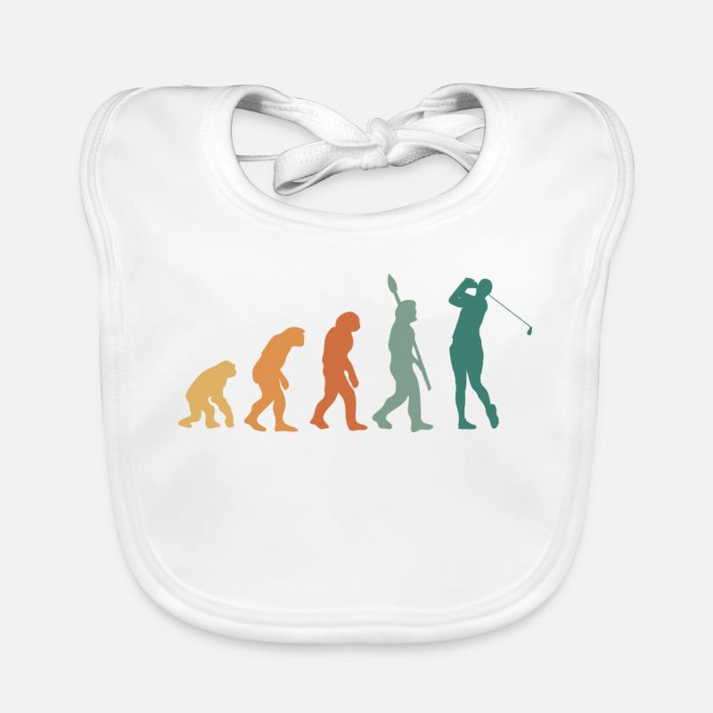 Evolution Golf rétro Bavoir bio Bébé