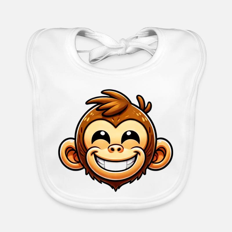 Affe Baby Bio-Lätzchen