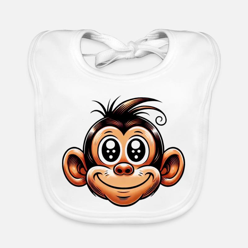 Affe Baby Bio-Lätzchen