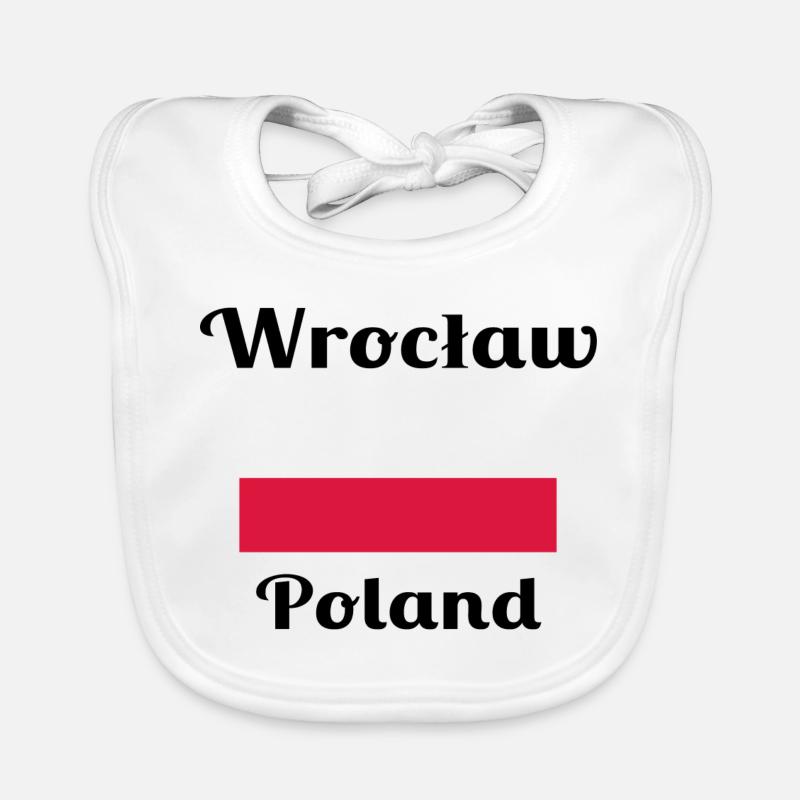 Wrocław, Pologne - Imprimés élégants Bavoir bio Bébé