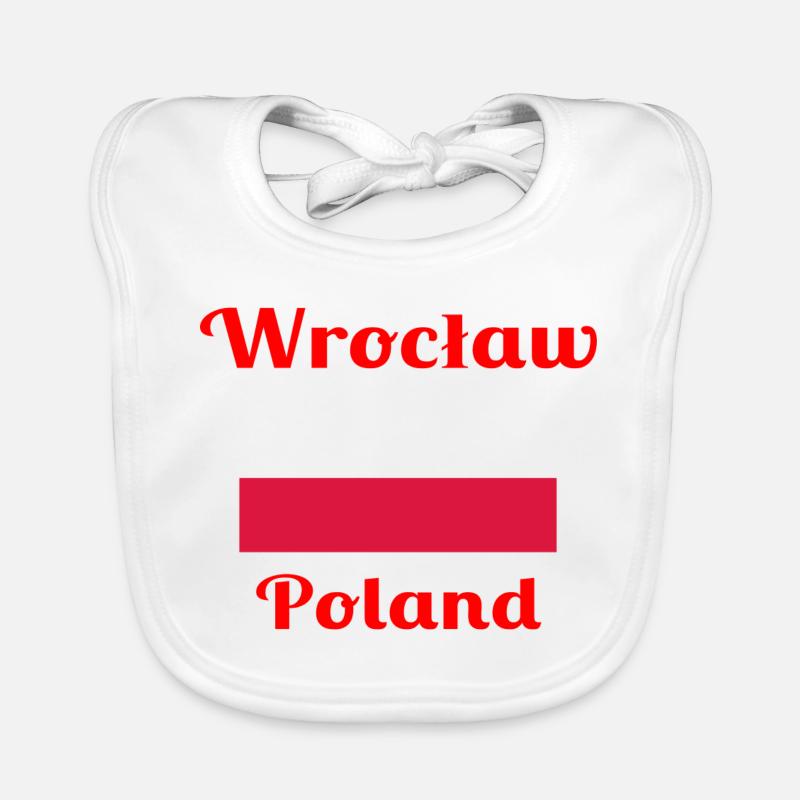 Wrocław, Pologne - Imprimés élégants Bavoir bio Bébé