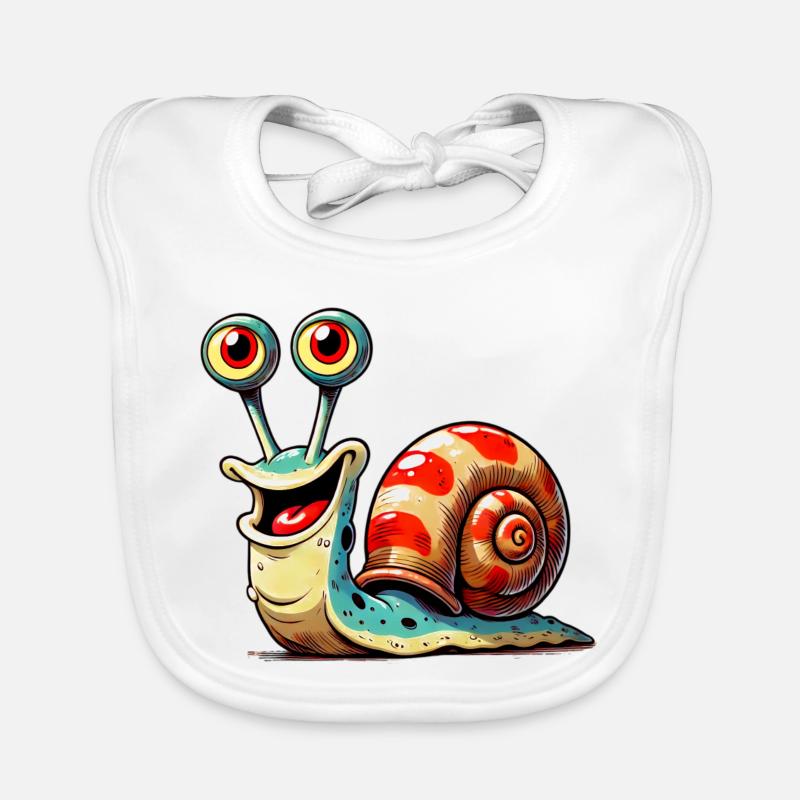 Escargot Bavoir bio Bébé