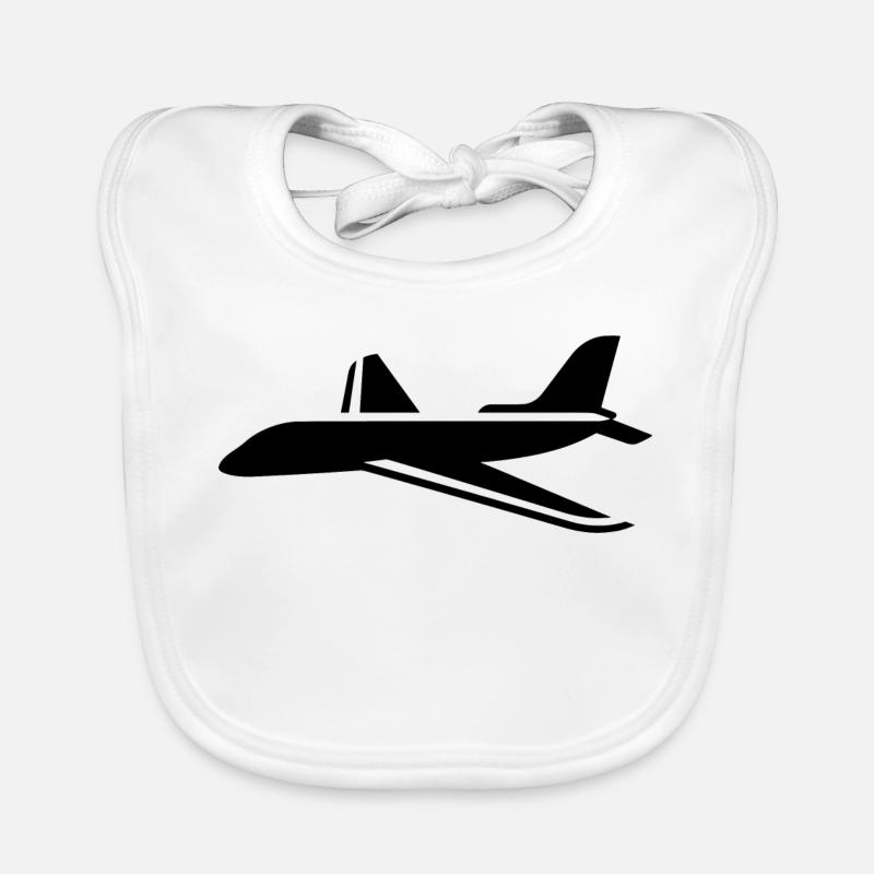 Dessin d’avion Bavoir bio Bébé