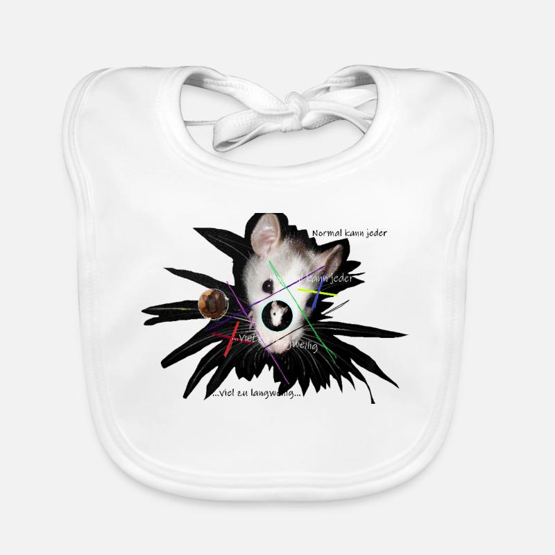 Rat Tic Tac Toe Normal-Boring Bavoir bio Bébé