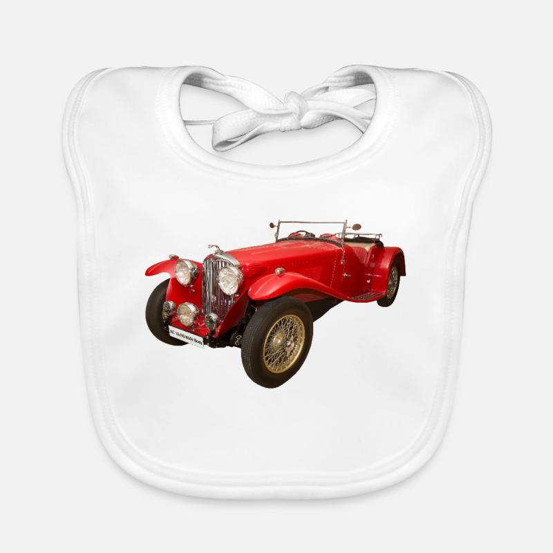 Historisches Auto Baby Bio-Lätzchen