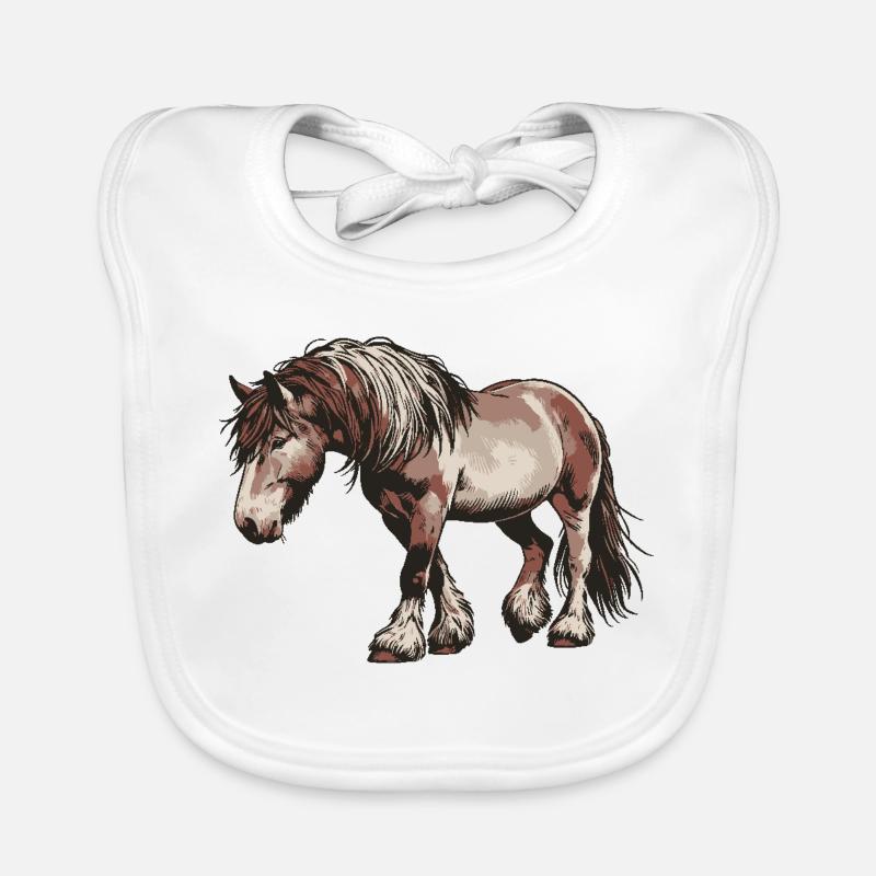 Trot Your Own Path Organic Baby Bibs