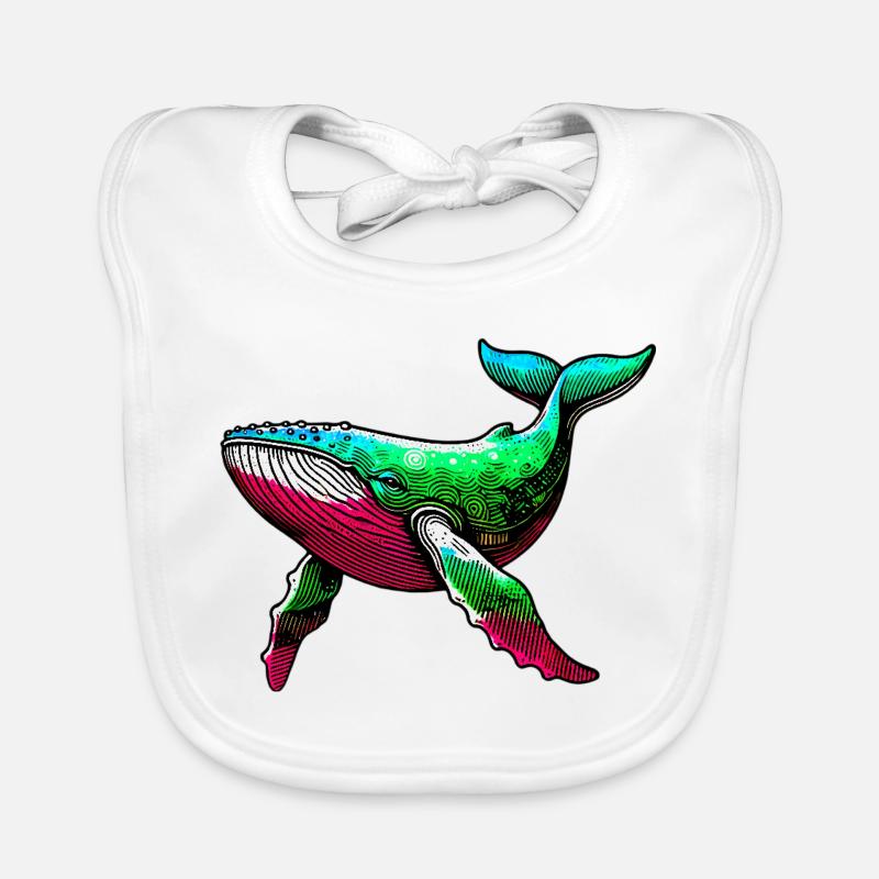 Baleine Bavoir bio Bébé