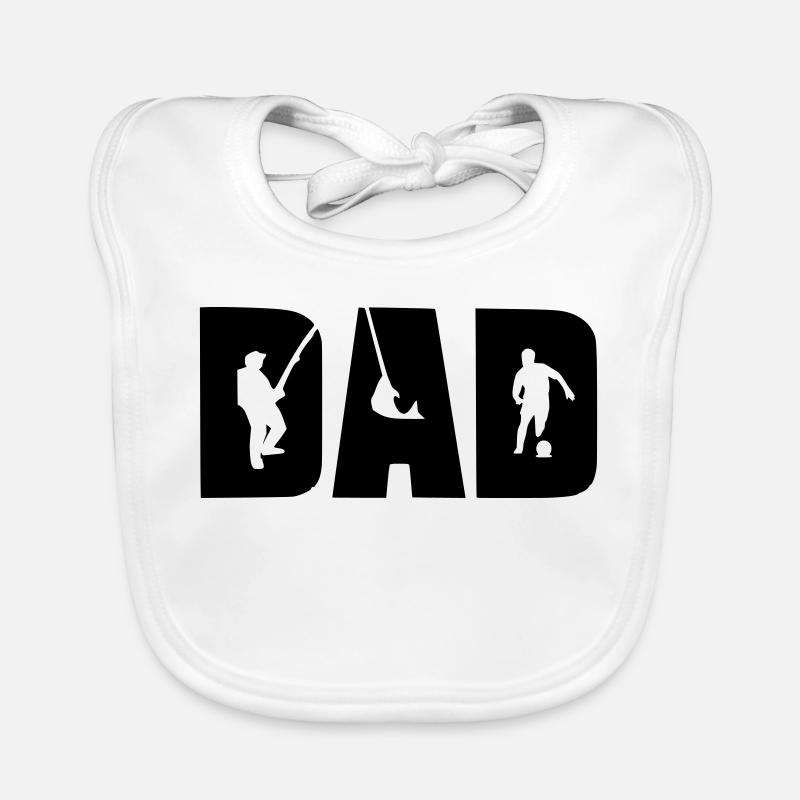 PAPA - Baby Bio-Lätzchen - Weiß