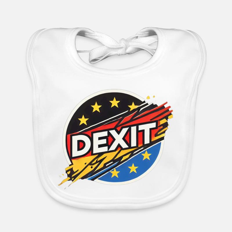 Dexit - Deutschland aus der EU Baby Bio-Lätzchen