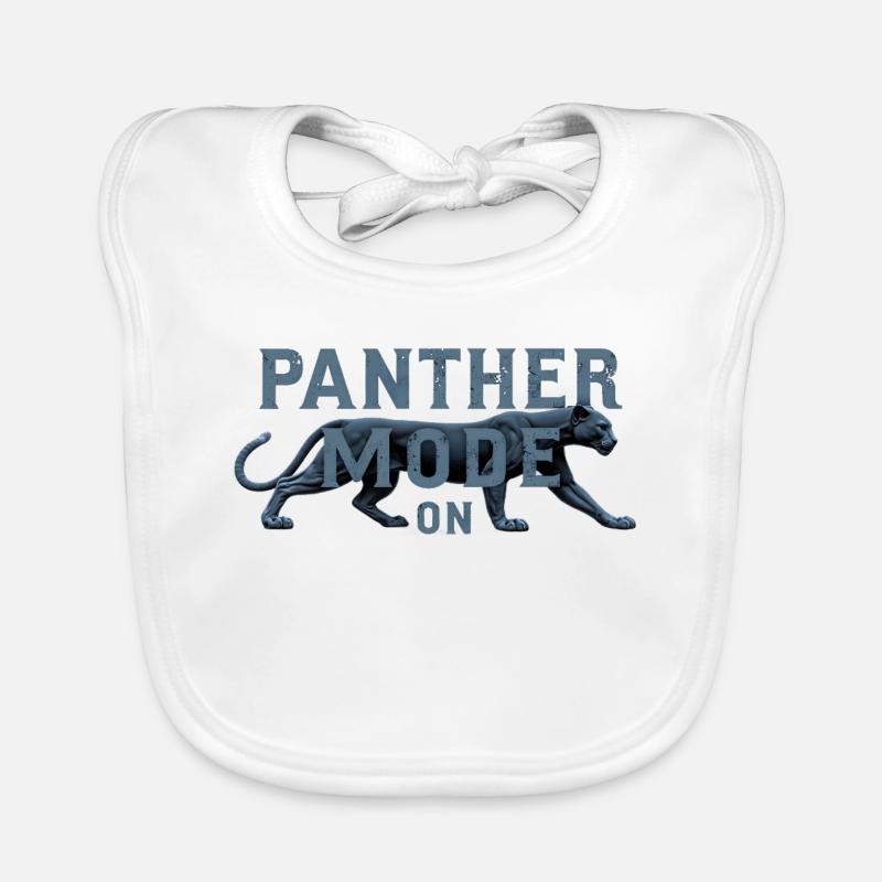 Mode panthère : Activé Bavoir bio Bébé