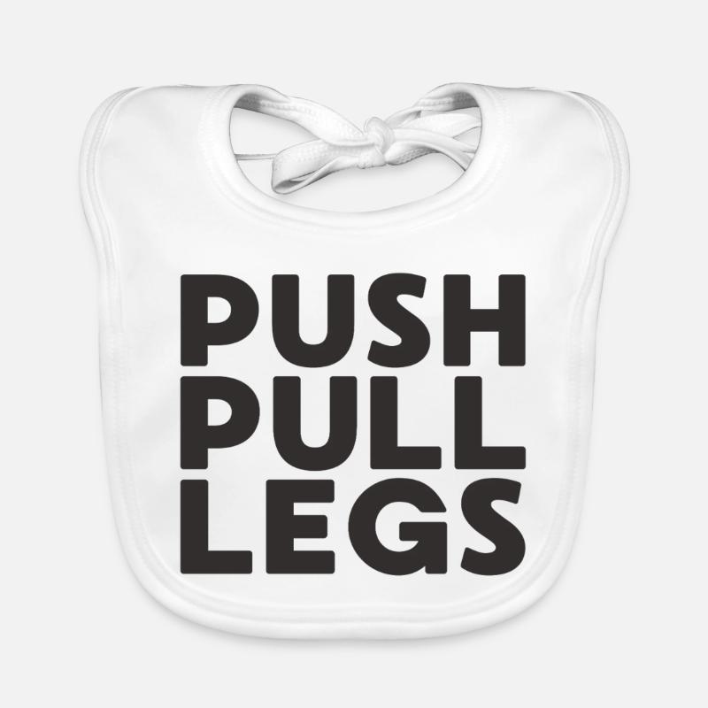 Push Pull Jambes Répéter Entraînementssplit Bavoir bio Bébé