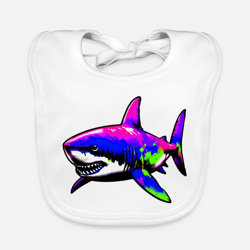 Requin Bavoir bio Bébé