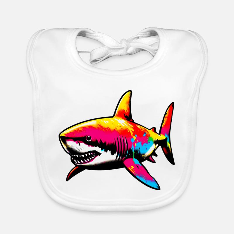 Requin Bavoir bio Bébé
