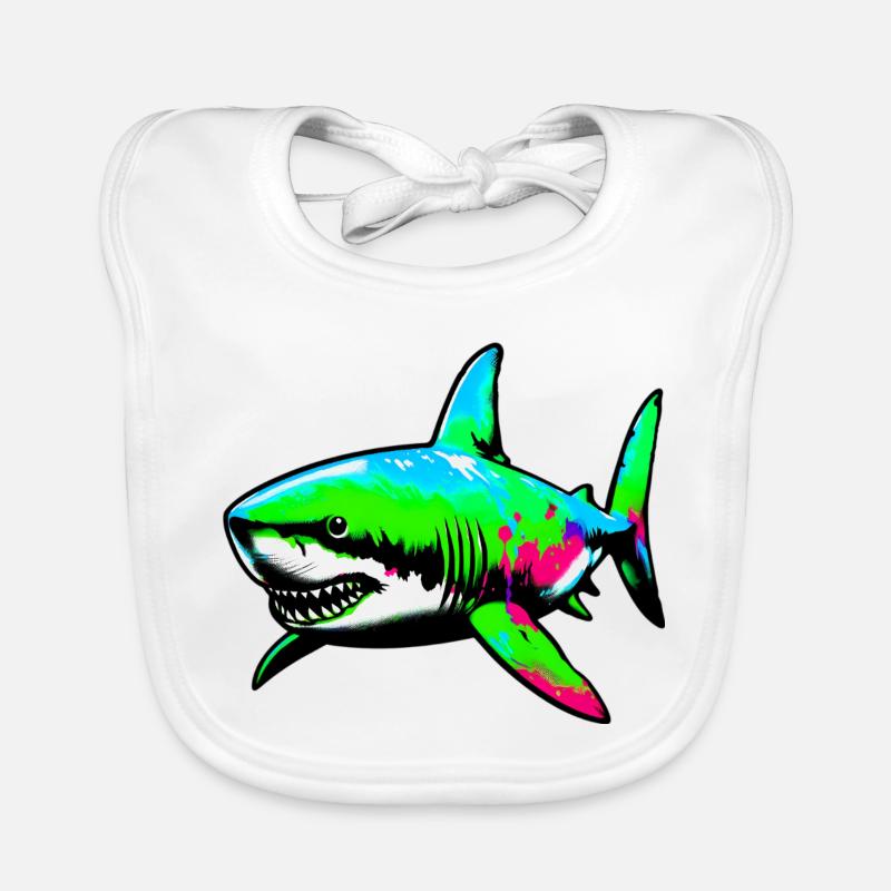 Requin Bavoir bio Bébé