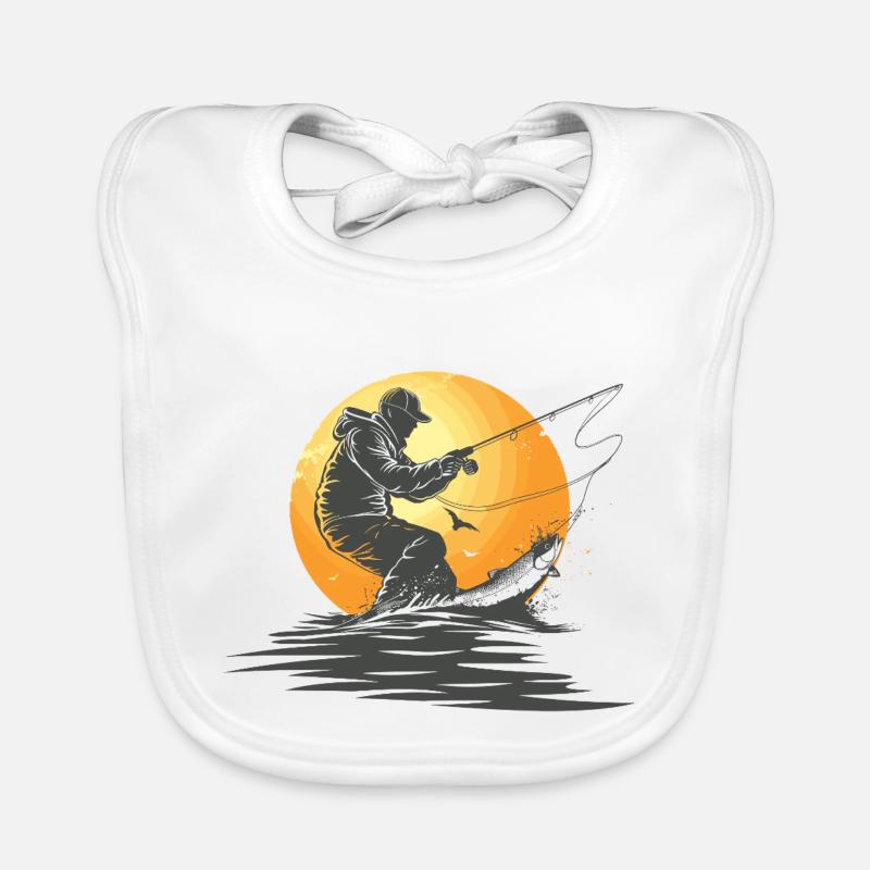 Angling Organic Baby Bibs