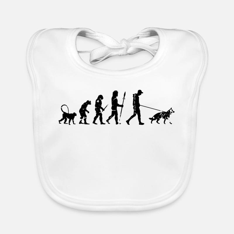 Deutscher Schäferhund Evolution Baby Bio-Lätzchen