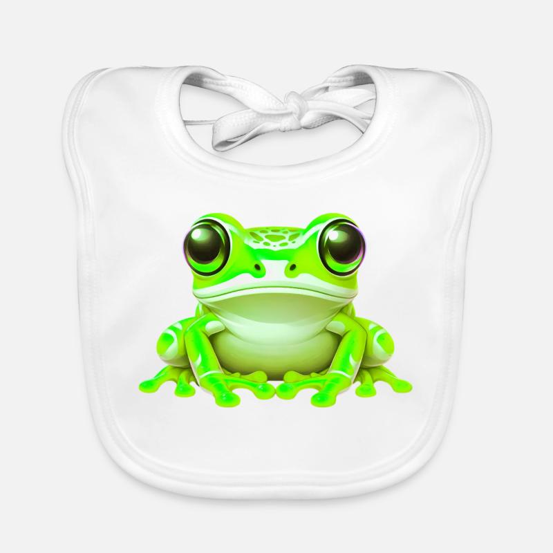 Grenouille Bavoir bio Bébé