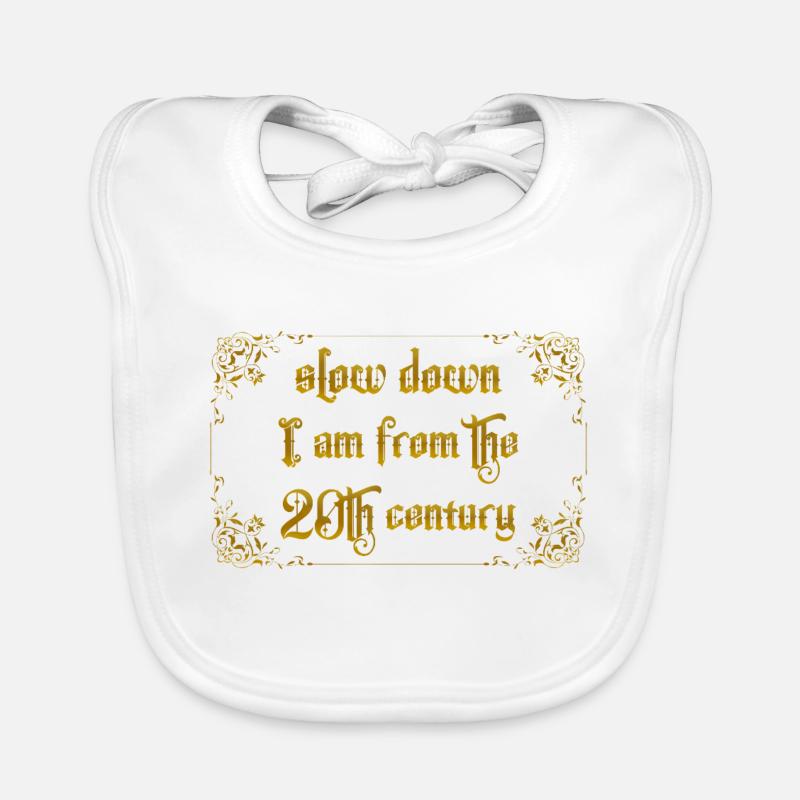 slow down Organic Baby Bibs