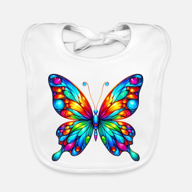 Butterfly Organic Baby Bibs