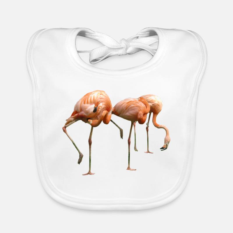 Flamingo Organic Baby Bibs