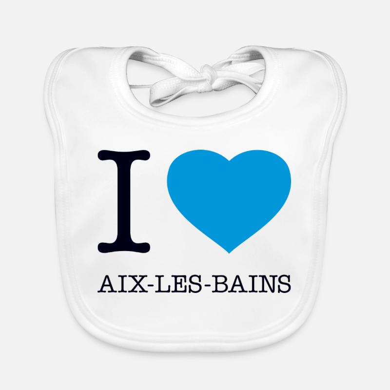 J’ADORE AIX-LES-BAINS Bavoir bio Bébé