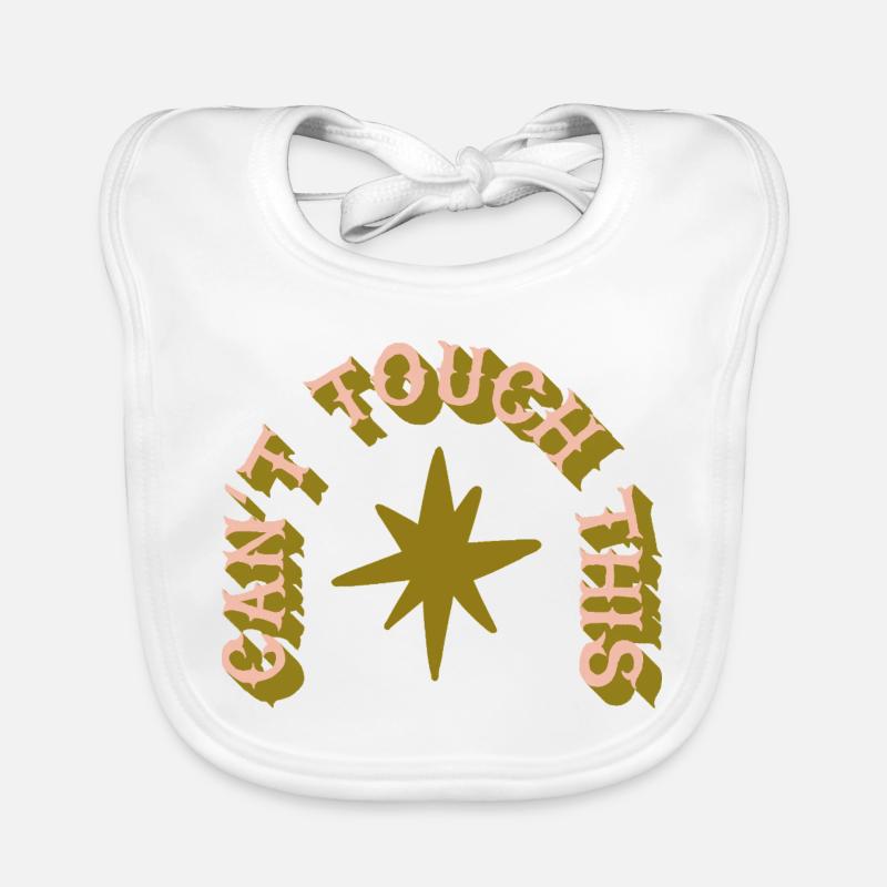 Can't Touch This – Kaktus-Humor Baby Bio-Lätzchen