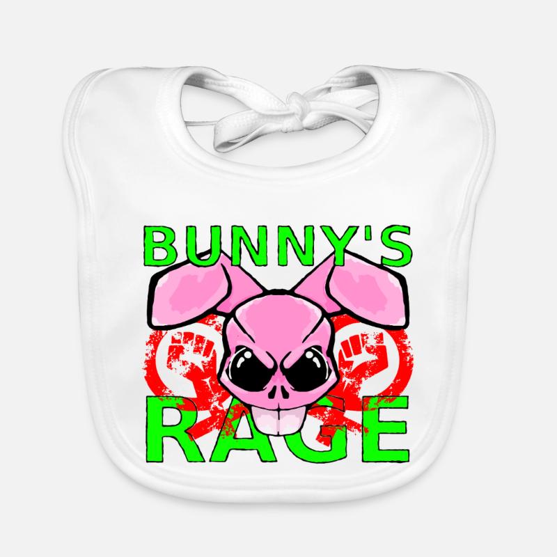 Raging Bunny Baby Bio-Lätzchen