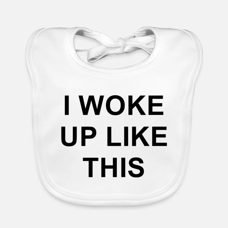 Abstract Geometry Print Design Organic Baby Bibs