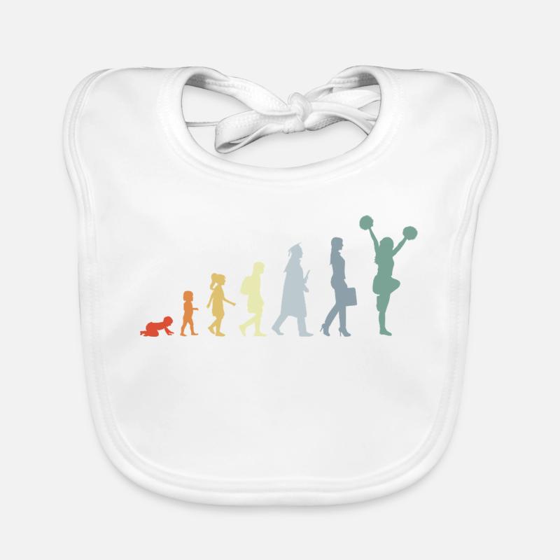 Vintage Cheerleader Evolution Organic Baby Bibs