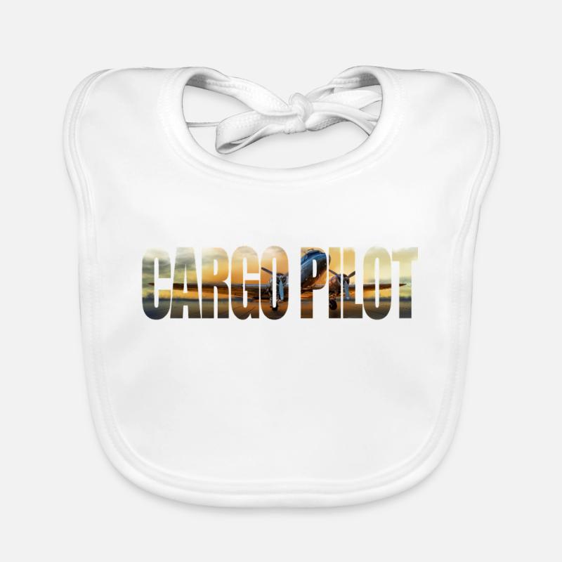 Cargo pilot DC-3 Baby Bio-Lätzchen