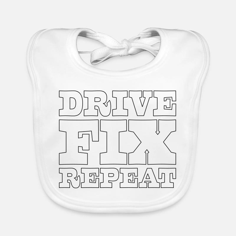 45 Drive Fix Repeat Bavoir bio Bébé