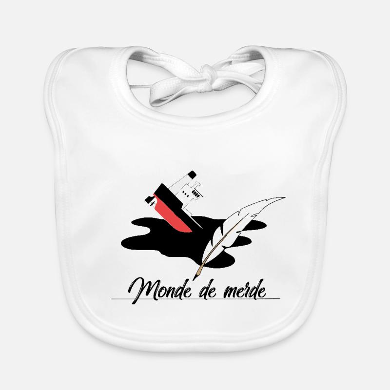 Shit World Organic Baby Bibs