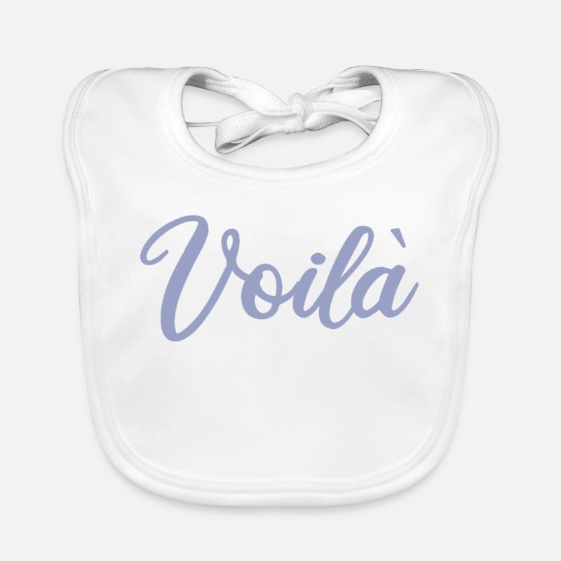 Voilà - violet Organic Baby Bibs