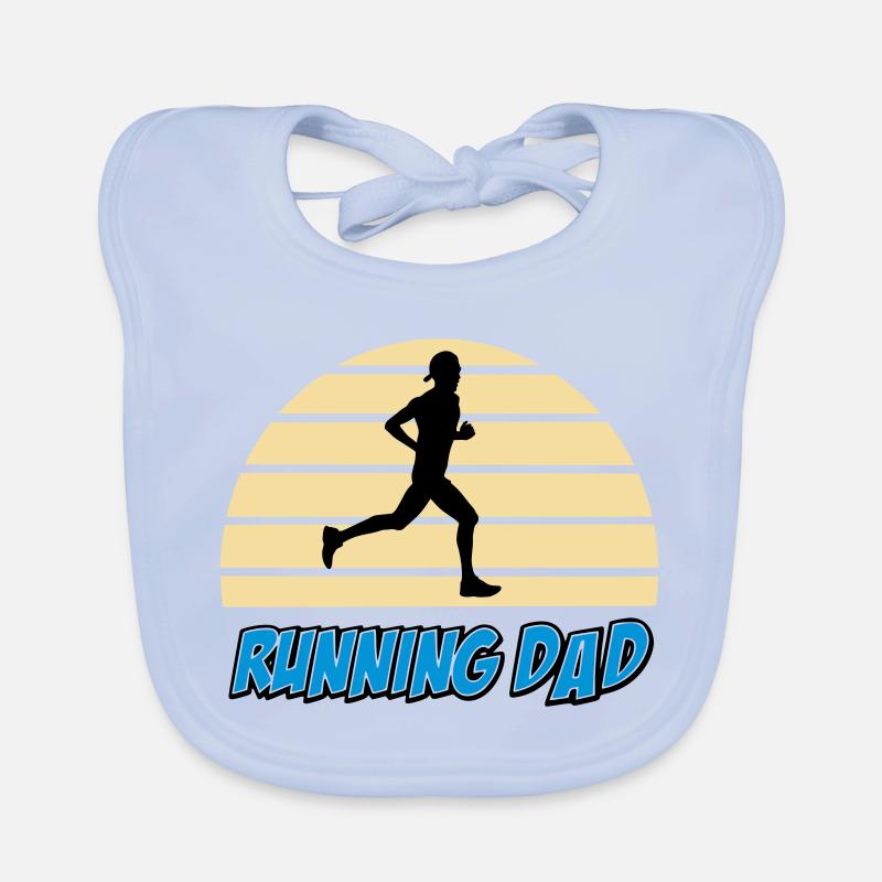 Running dad Organic Baby Bibs