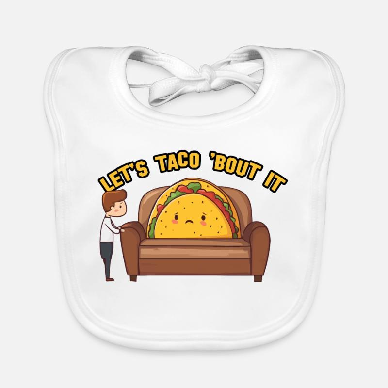 Let’s Taco About It Organic Baby Bibs