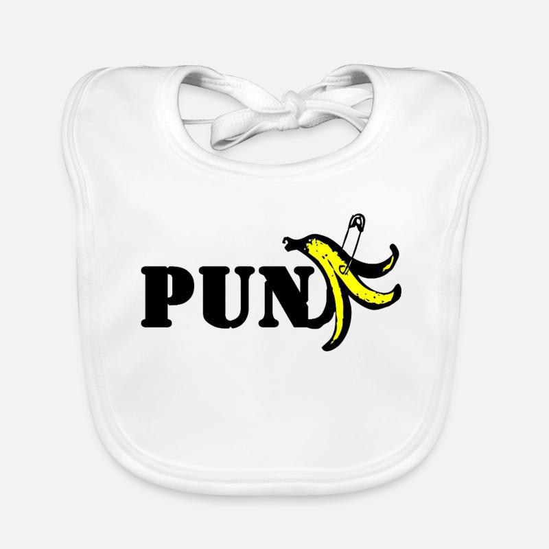Punk Banane La Danse du Singe Bavoir bio Bébé