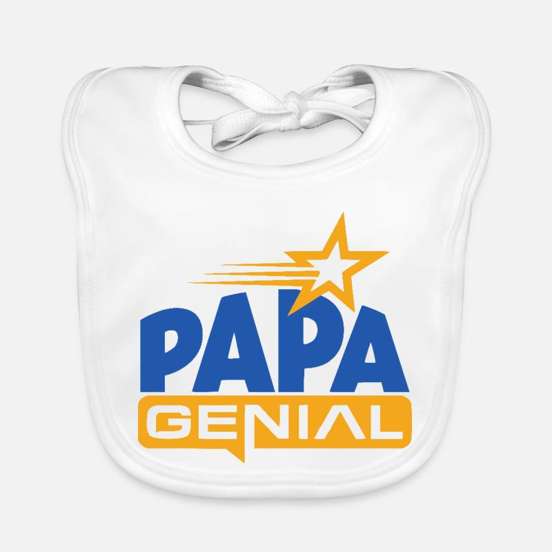 Papa génial Bavoir bio Bébé