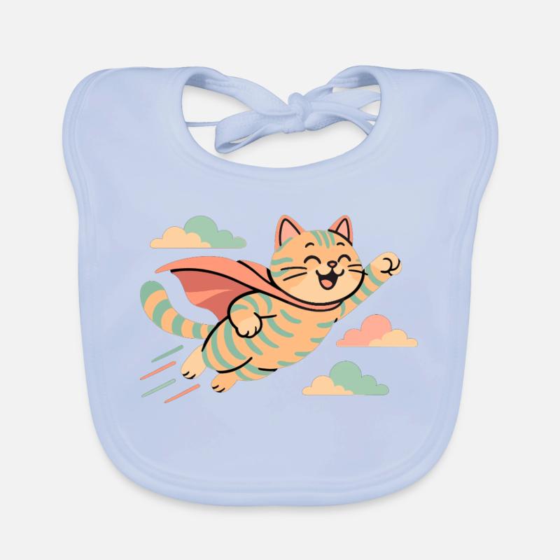 Super Katze Britisch Kurzhaar getigert Geschenk Baby Bio-Lätzchen